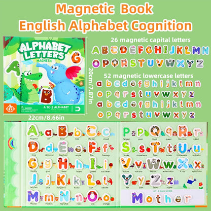 78PCS Magnetic Letters Alphabet Magnets ABC Fridge Magnets for Toddlers 1-3 Kids, Cute Educational Animal Toys Refrigerator Magnets Great Preschool Spelling Learning Gift, Uppercase Lowercase Letters