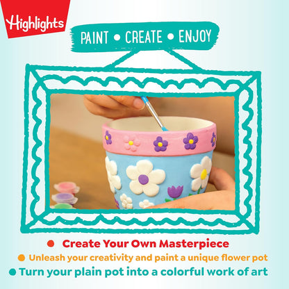 Highlights Paint Your Own Plaster Figurine & Activity Kits – DIY Art Sets with Figurines, Paints, Brush & Bonus Activities – Multiple Themes – Ages 6+