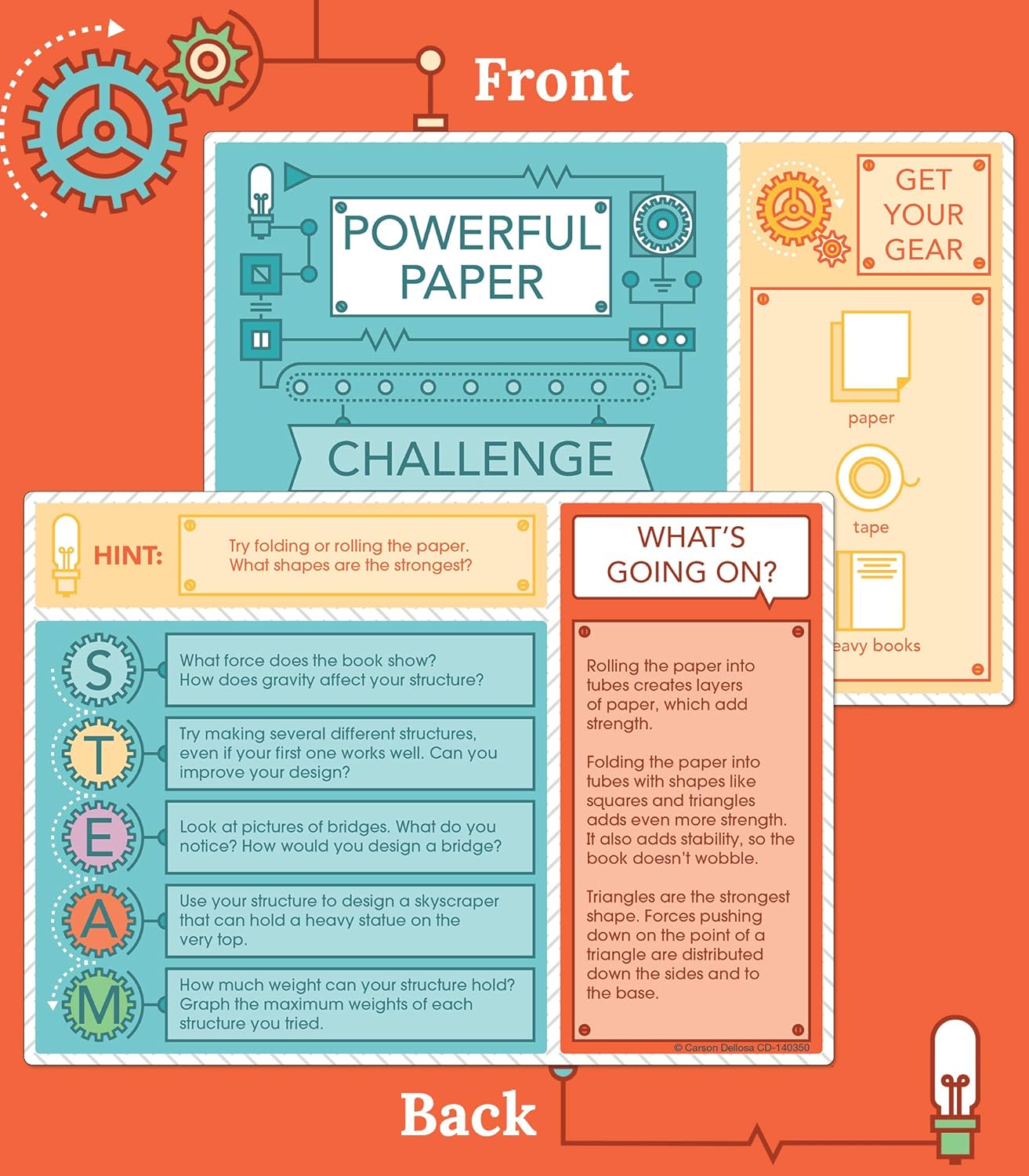 Carson Dellosa Stem Challenges, Seasonal, Physical, Life, Earth and Space Science Kits for Kids Ages 8-12, Educational Games and Experiments for 3rd Grade and Up