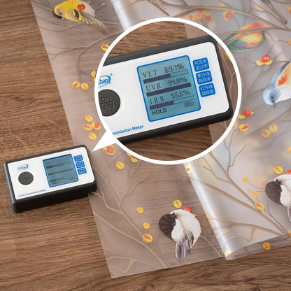 DKTIE Wooden Blinds Pattern Decorative Window Privacy Film, Sun Blocking Heat Control, Static Cling No Glue, with Installation Tools, Stained Glass Window Film (S531, 17.7" x 78.7")