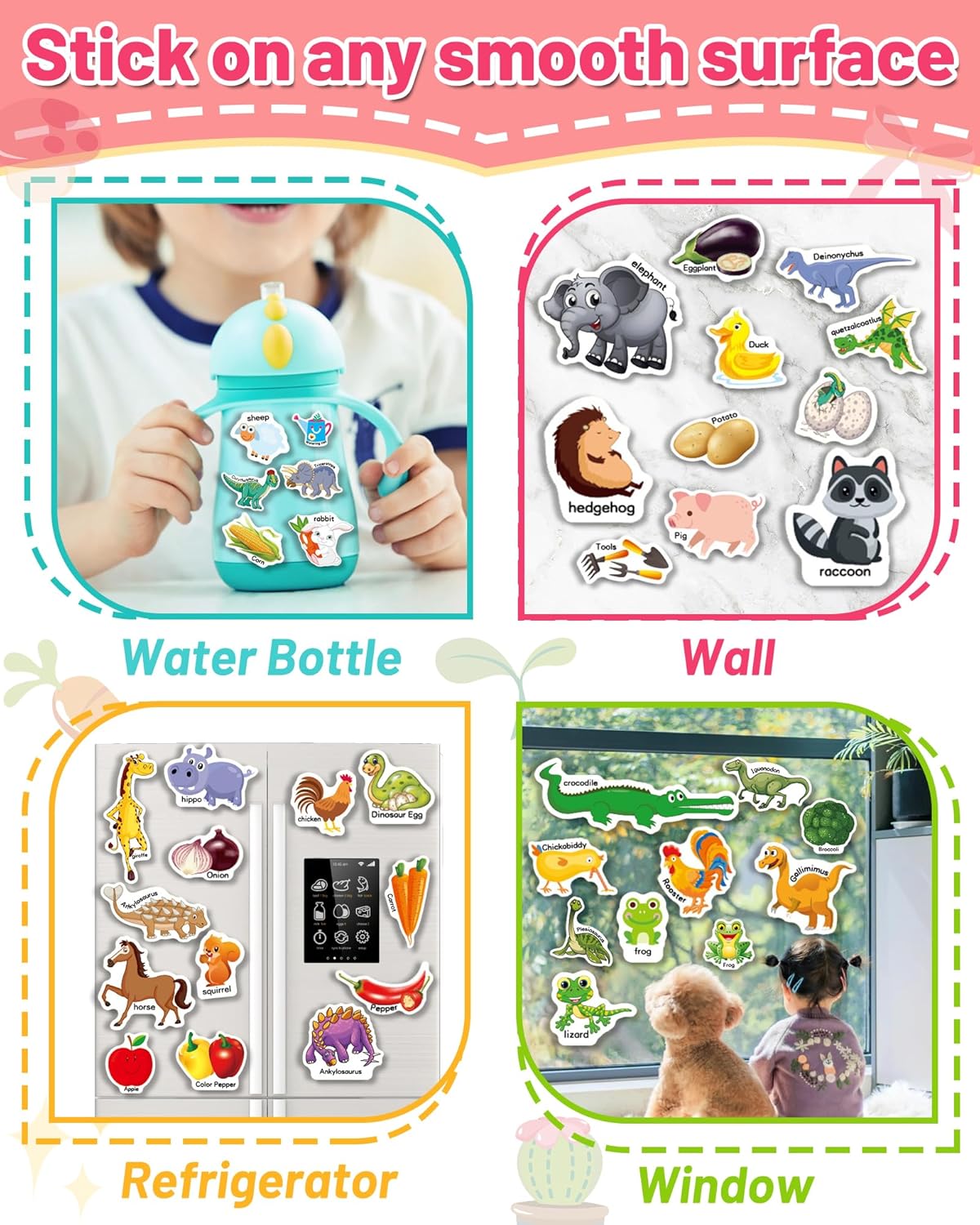 Halloween Sticker Books for Kids, Reusable Sticker Books for Toddlers, Halloween Travel Toys Acticities Crafts Birthday Gifts for Boys Girls Kids