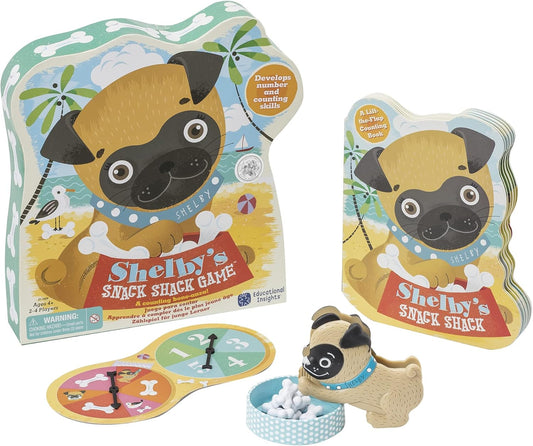 Educational Insights Shelby's Snack Shack - Toddler Board Games for Kids 4-6, Preschool Fine Motor Skills Toys for Toddlers, Turn Taking Kids Games, Early Math Learning Game, Counting Skill Game