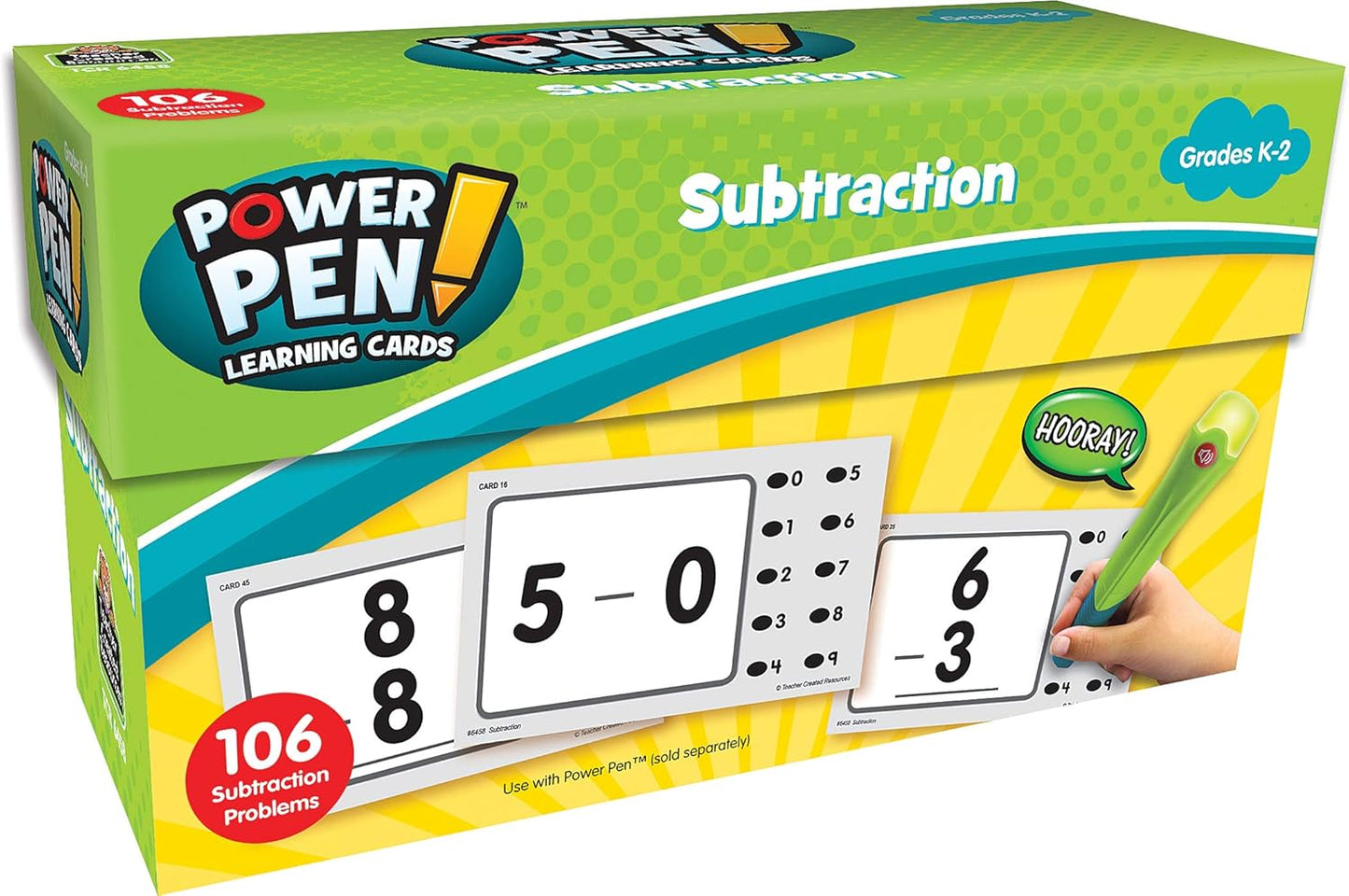 Teacher Created Resources Power Pen Learning Cards: Multiplication (6459)