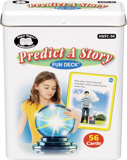 Super Duper Publications | Predict A Story Flash Card Fun Deck | Educational Learning Resource for Children