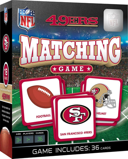 MasterPieces Sports Games - NFL Matching Game - Game for Kids and Family - Laugh and Learn