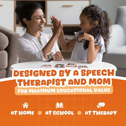 SkillEase Story Cues Skilled Sequencing Cards, Speech Therapy Materials, Social Skills Game, English Language Learners Games, Storytelling Cards, Sentence Building and Picture Cards