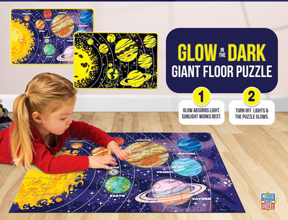 MasterPieces Floor Puzzle - Jumbo Size 80 Piece Jigsaw Puzzle for Kids - USA Map Shaped Puzzle - 3ftx2ft