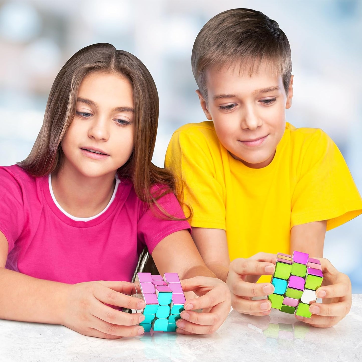 D-FantiX Cyclone Boys 3x3 Speed Cube Stickerless Magic Cube 3x3x3 Puzzles Toys (56mm)