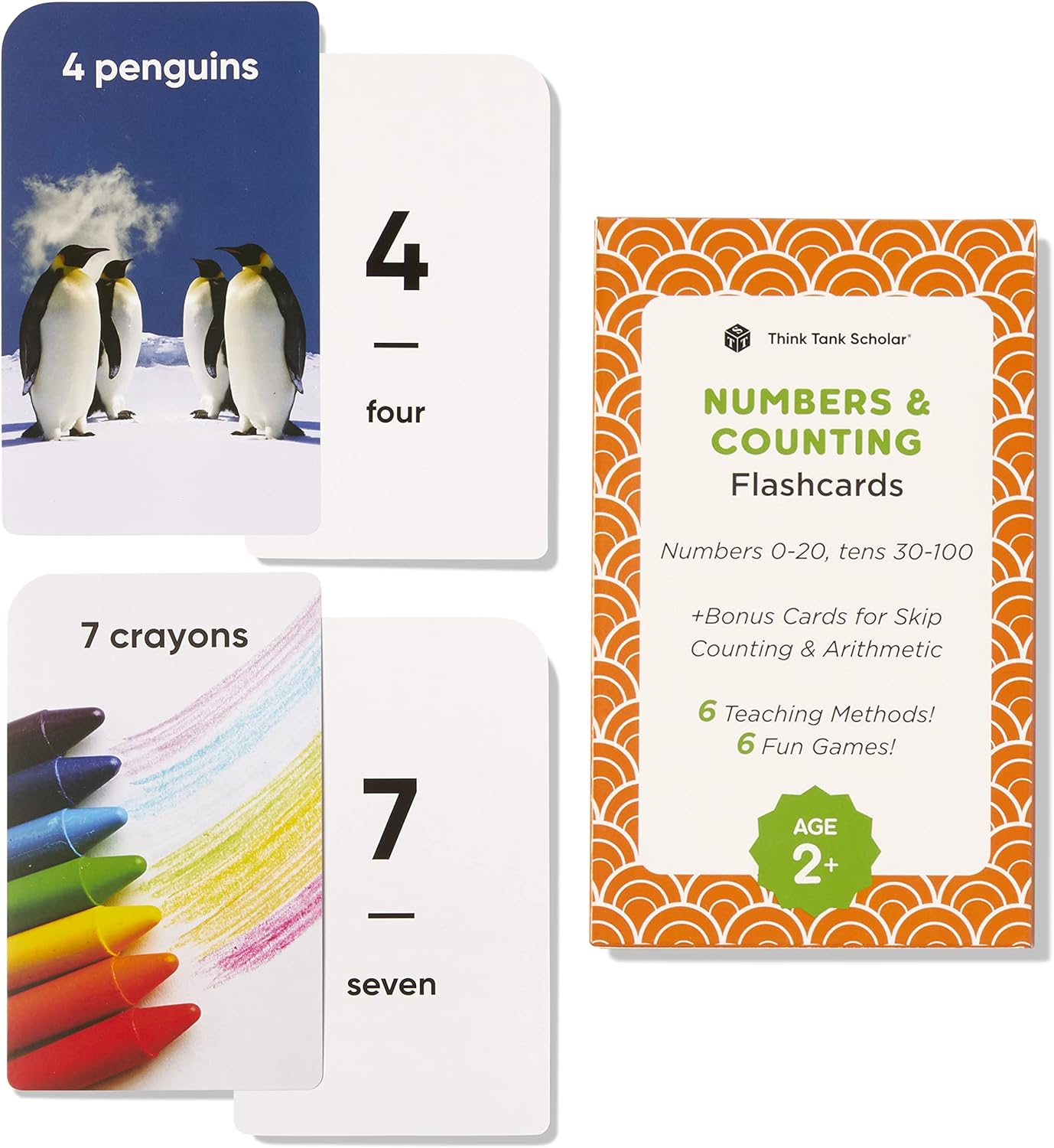 Award-Winning Flash Cards for Preschool & Kindergarten – 5-Deck Set, 180 Jumbo Cards – Learn Alphabet, Numbers, Colors, Shapes, First Words, Opposites & Rhyming – for Kids Ages 2–5