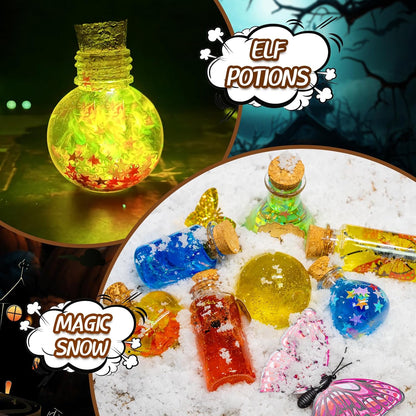 LDomet Science Magic Potions Kit for Kids, 20+ Potion Experiments Making, Fairy Magic Potions Craft Kit for Age 8-12, Creative Educational Birthday