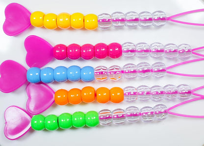 BeadBox: Sustainable Hair Beads for Kids, Reusable Organizer Storage Solution | 160 Hair Beads for Kids | Automatic Hair Bead Threader (Candy)
