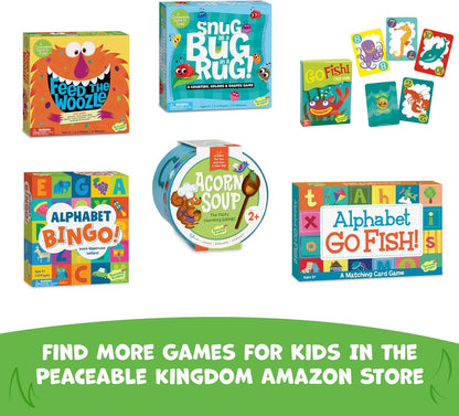 Peaceable Kingdom Count Your Chickens Award Winning Cooperative Counting Game for 2 to 4 Kids Ages 3+ - Premium Play Edition