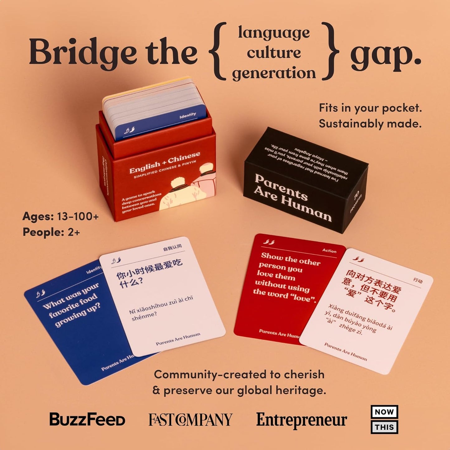 Parents Are Human, Relationship Cards, Get to Know Each Other Better, Parents, Families, Teens & Kids Relationship Building, Light & Deep Questions, 70 Questions & Activity Cards, English