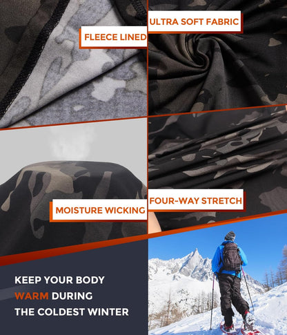 CL convallaria Thermal Underwear Long Johns Set Mens Winter Gift Hunting Gear Sport Base Layer Bottom Top - Colors B