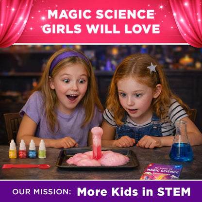 Doctor Jupiter Preschool Science Kit for Kids Ages 3-5 | Toddler Learning Activities, Birthday Gift Ideas for 3-4-5 Year Old Girls | Learning & Educational Toy STEM Kit with 100+ Experiments