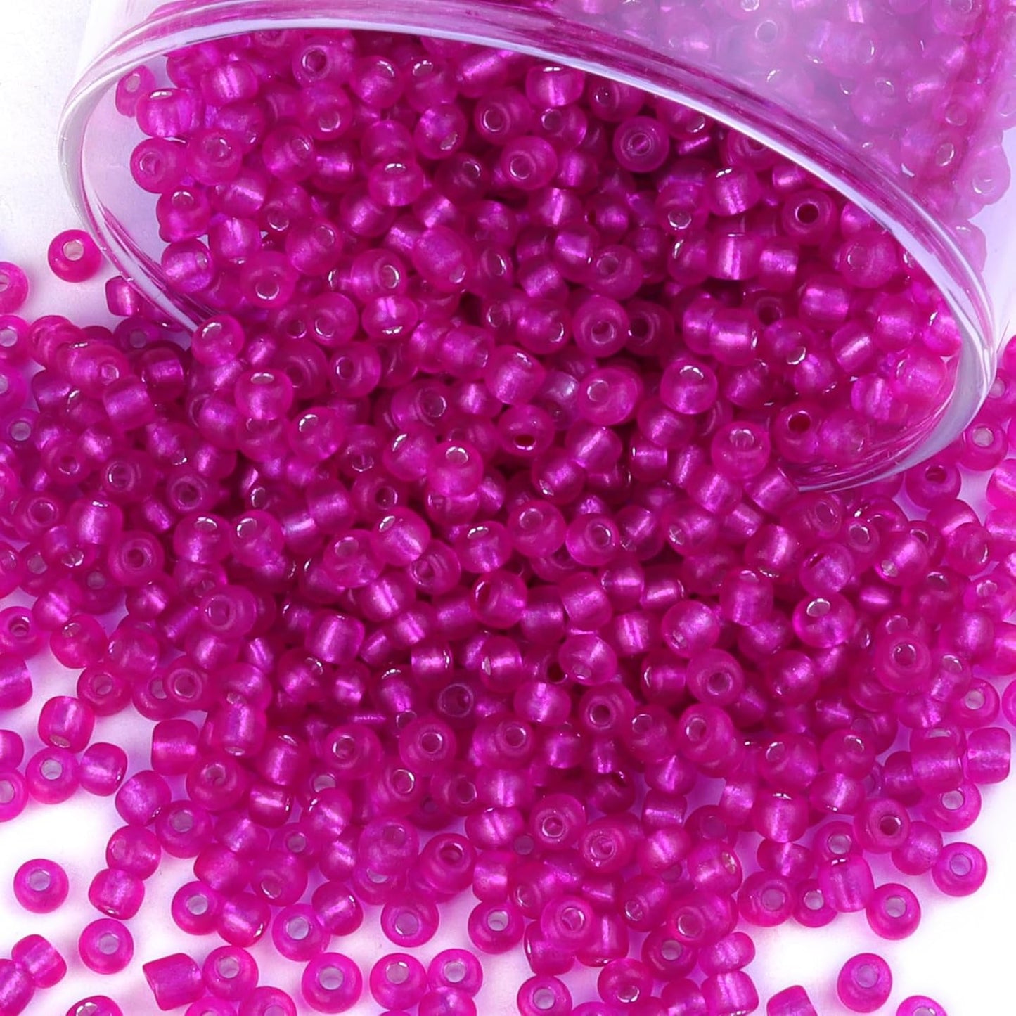 10100 Pcs Size 11/0 Glass Seed Beads, 2 mm Dark Green Small Mini Spacer Loose Pony Beads for Jewelry Making and DIY Crafts - Colors B