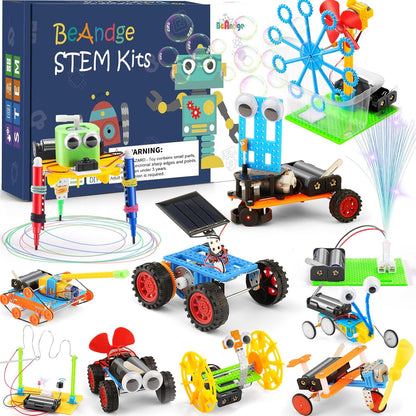 11 Set STEM Kits for Ages 8-13 10-12, Engineering & Physics Science kit, Robot Building Science Experiments, Boys Robotics Toys Gifts for 8-10 11 12 13 14