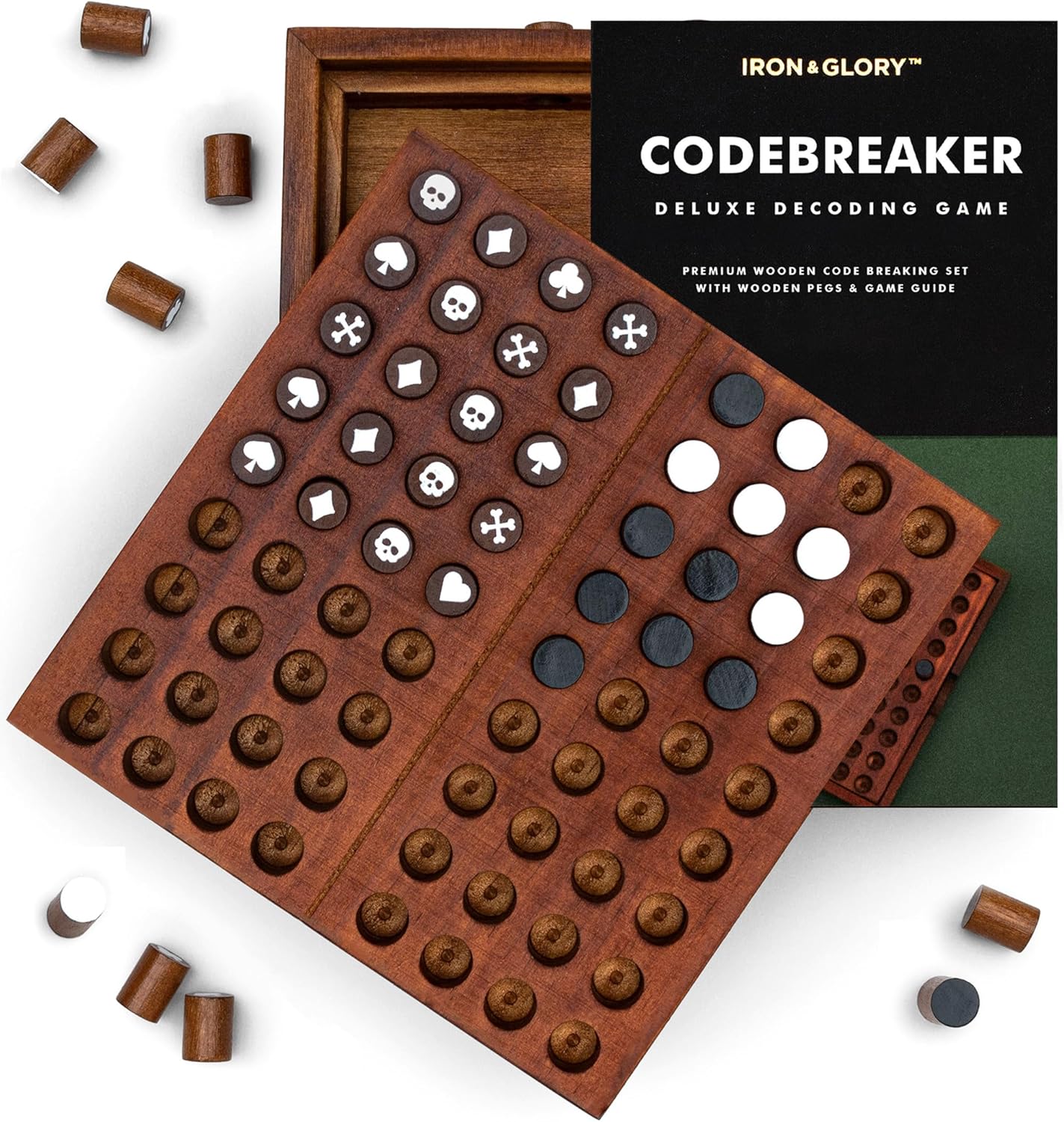 Iron & Glory Shapeshifter Wooden Board Game | Board Games for Family Night | Coffee Table Decor | Family Board Games & 3D Puzzle | Puzzle Board & Wooden Living Room Decor