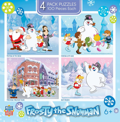 MasterPieces Puzzle Set - 4-Pack 24 Piece Jigsaw Puzzle for Kids - Sesame Street 4-Pack - 8"x10"