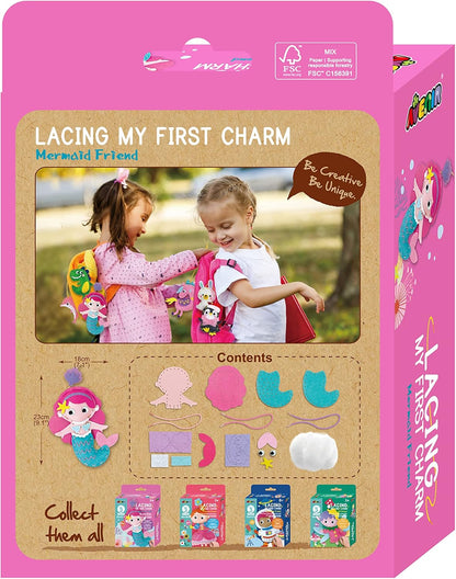 Avenir | My First Lacing | Charm Princess Friends | First Sewing for Ages 3+ | Develop Sewing and Stitching Skills