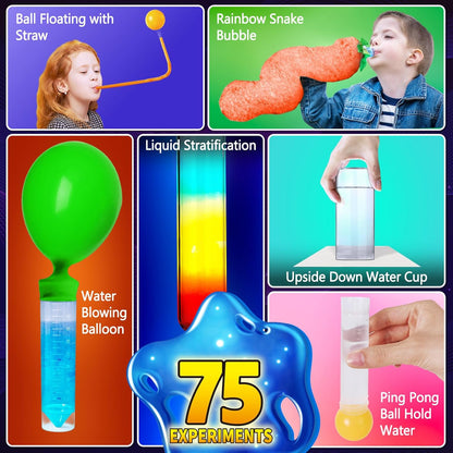 110+ Science Experiments Kits for Kids, Science Projects STEM Activies Toys Gifts for Boys & Girls, Volcano Eruption, Chemistry Set and More Scientist Educational Toys
