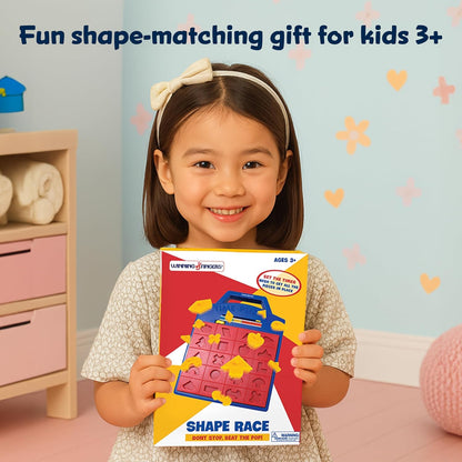 Winning Fingers Pop Up Board Game 2-Player | Preschool Game with Alphabet Puzzle Pieces | Educational Learning Toy for Toddler and Kids Ages 3+