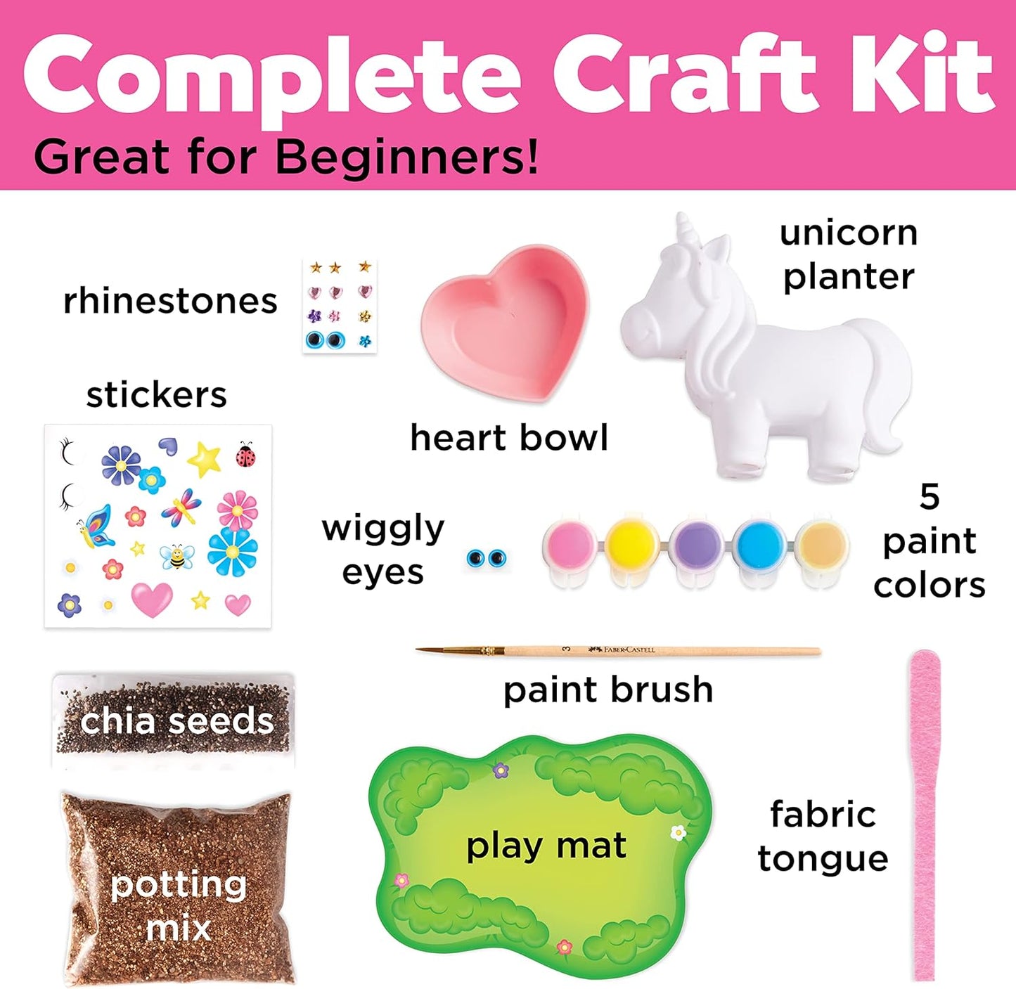 Creativity for Kids Dinosaur Self Watering Plant Pet, Kids DIY Kit, Dinosaur Crafts for Boys, Easter Basket Stuffers (Ages 6+)