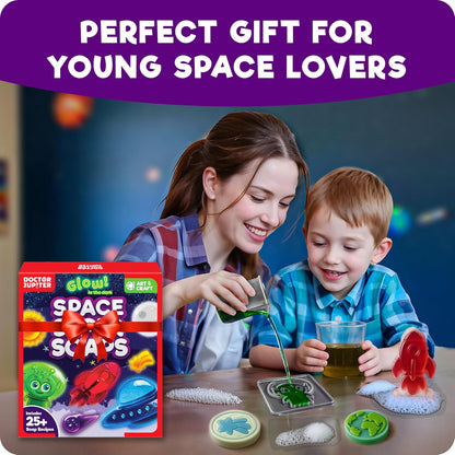Doctor Jupiter Glam Science, DIY Makeup Craft Kit for Girls Ages 6+ | 50+ Beauty Recipes - Make Your Own Makeup, Perfume, Lip Gloss, Bath Bomb| Birthday Gift Ideas for 6-7-8-9-10-11-12 Year Olds