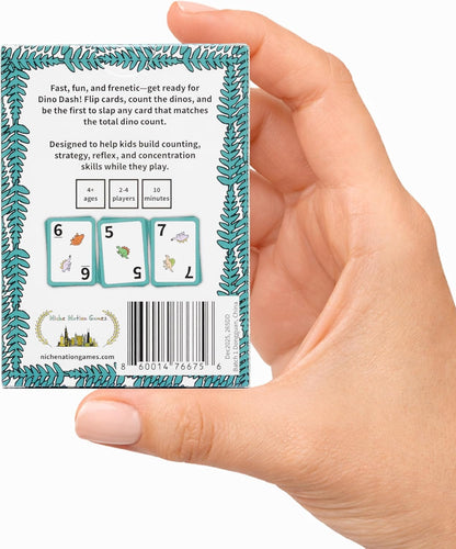 Niche Nation Games Bug Bash Card Game- Award-Winning Kids Brain Game for Ages 7-12 - Quick-Counting Bug-Slapping Game Fast, Fun, and Frenetic - Smart Card Game for Kids 7-12 and 2-4 Players