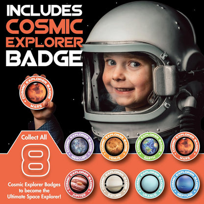 Cosmic Dig Kit by Big Discoveries - Explore The Planets of The Solar System with Gem & Fossil Excavation Kits for Kids | STEM Toy Science Dig Kits with Gemstones for Boys and Girls
