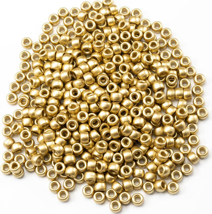 Gxueshan 1000 Pcs Acrylic Black Pony Beads 6x9mm Large Hole Pen Hair Kandi Beads Bulk for Friendship Bracelet Necklace Jewelry Making Earring Braiding Kit