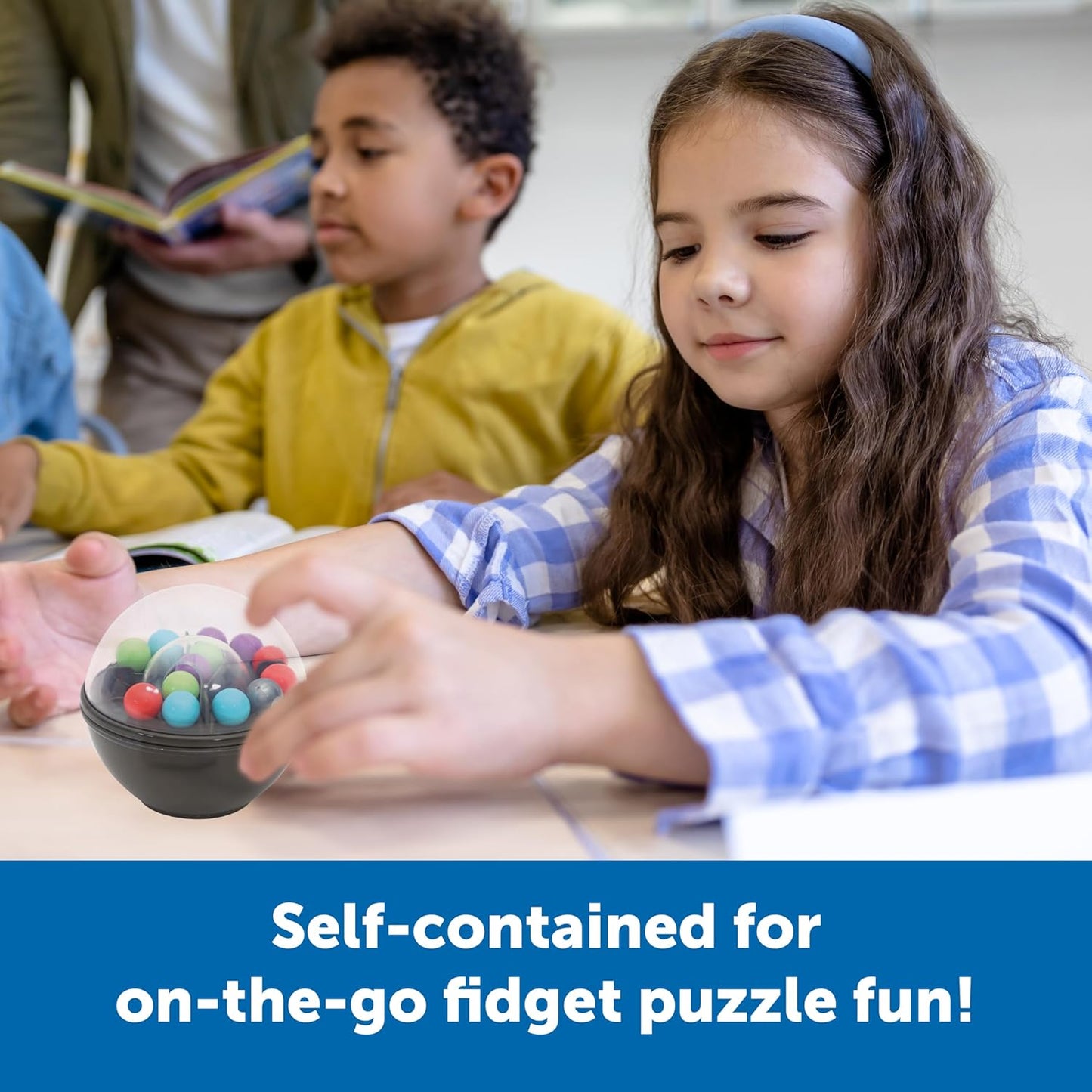 Learning Resources Scramboozle Puzzle Ball - 3D Brain Teasers for Kids and Adults, Puzzles for Teens, Boosts Critical Thinking and Problem Solving, Travel Games, Fidget Toys, Gifts for Boys and Girls