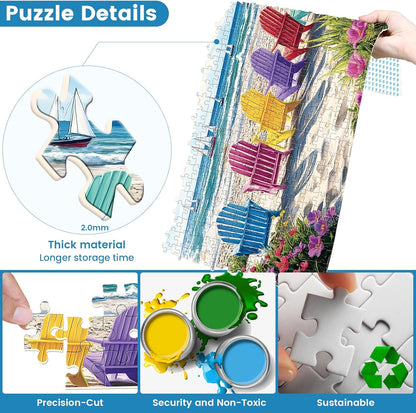 300 Piece Puzzles for Adults,Spring Jigsaw Puzzle for Kids Seniors,Puzzle with Letters on Back,Interlock Perfectly No Dust,Interlock Perfectly No Dust,Challenging Family Activity Game Gifts,20.5*15In