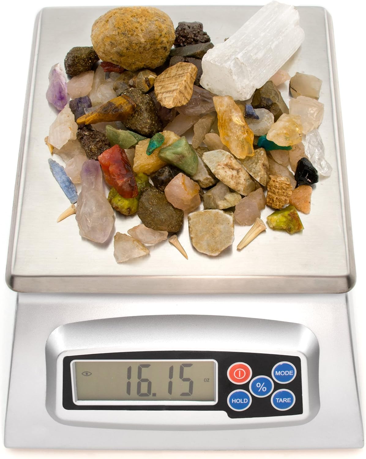 Boone's Mill Gemstone Paydirt | 5 Pounds | Gem Mining Rough Stone Mix | Rock Fossil ID Guide