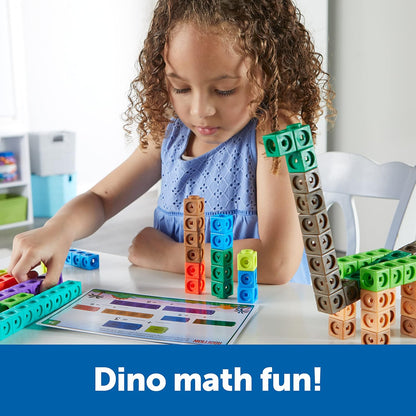Learning Resources MathLink Cubes Kindergarten Math Activity Set Sea Adventures! - 115 Pieces, Age 5+, STEM Teaching Toys, Kindergartner Games