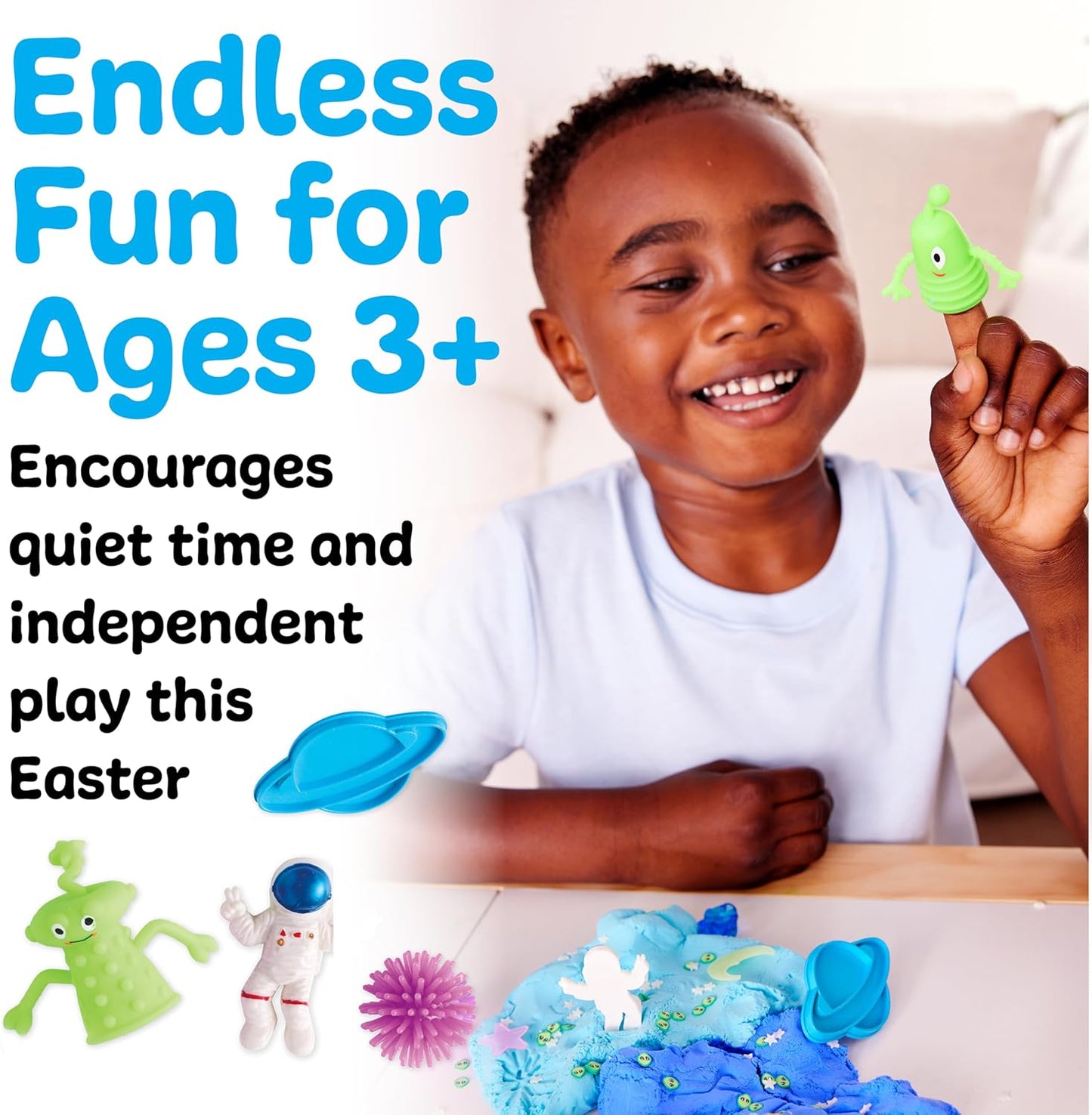 Creativity for Kids Sensory Pack: Farm, Sensory Toys for Toddlers, Pretend Play Farm Animals for Kids, Toddler Travel Toys & Spring Crafts (Ages 3+)