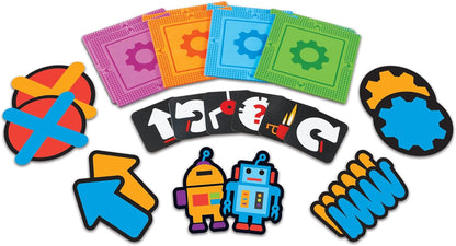 Learning Resources Let's Go Code! Activity Set, STEM Toys, Coding Toys, Develops Critical Thinking and Problem Solving Skills, 50 Pieces, Ages 5+