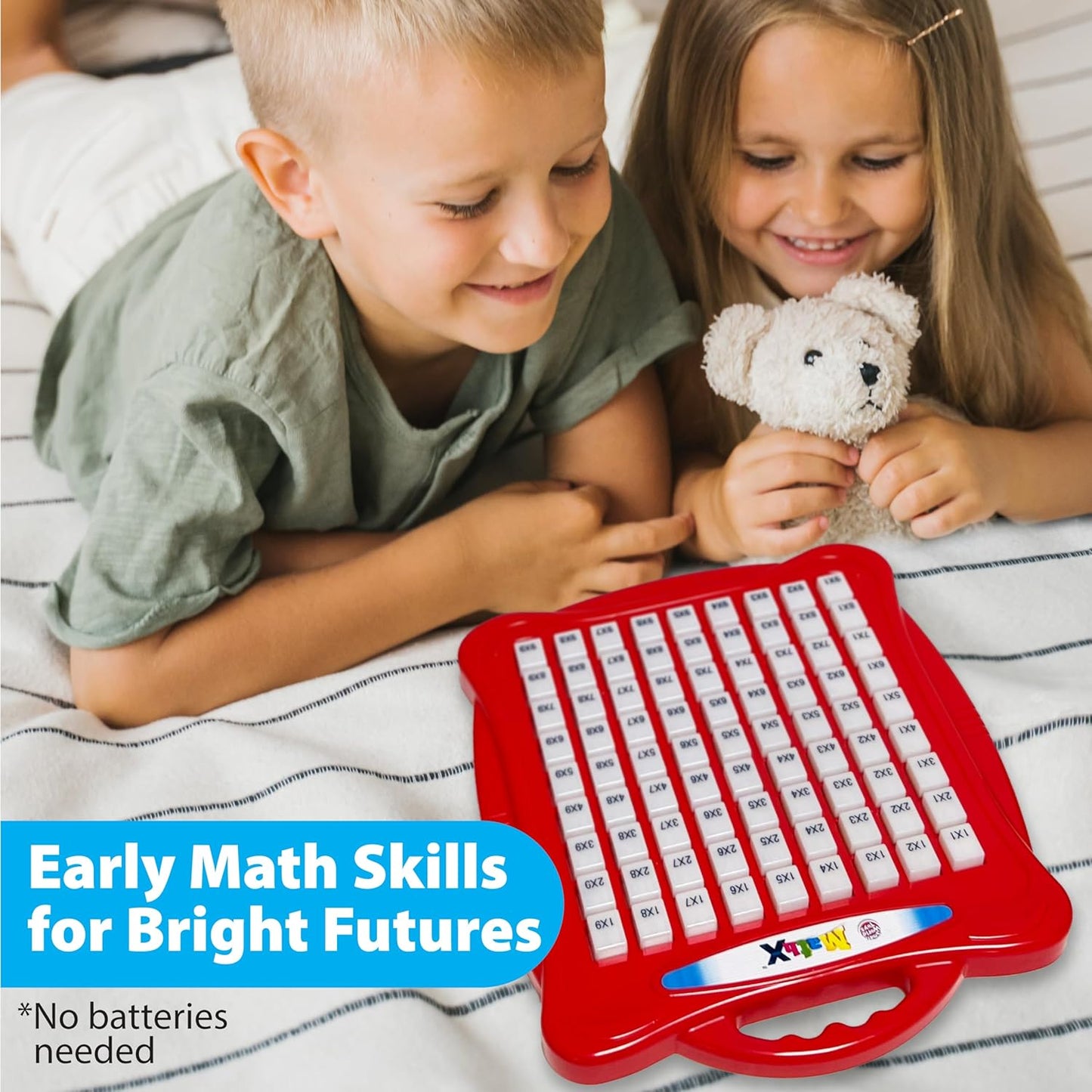 Small World Toys Multiplication Machine, Multiplication Game for Kids 3+, Kindergarten Math Learning & Education Toys, Montessori Math Manipulatives for Home School Classroom, Kids Learning Gift