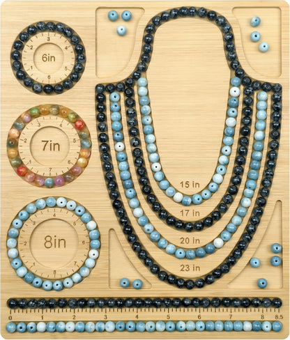 Petoysoso Bead Boards for Jewelry Making, Bamboo Beading Board for Bracelet & Necklace, Jewelry Making Supplies,Bead Tray Supplies