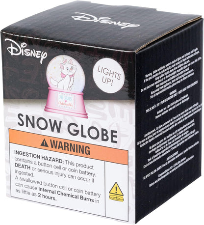 Silver Buffalo Disney Mickey and Friends Mini Light Up Snow Globe│Minnie Mouse│3.8 Inches Tall, 45mm (Small)
