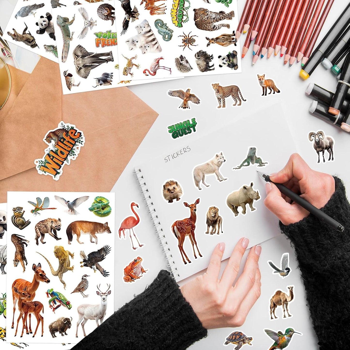 312 Pcs Science Stickers, Chemistry Biology Physics Laboratory Sticker Science Themed Stickers for Craft Supplies Classroom Rewards Party Decorations