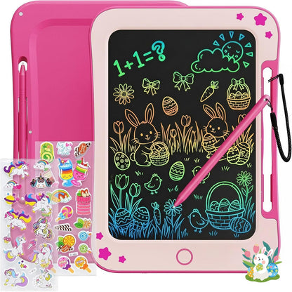 Birthday Gifts for Kids, 10inch LCD Writing Tablet Doodle Board, Mess Free Coloring Drawing Pad,Toddler Travel Toys, 3 4 5 6 7 8 Year Old Girl Birthday Gift, Christmas Easter Toys