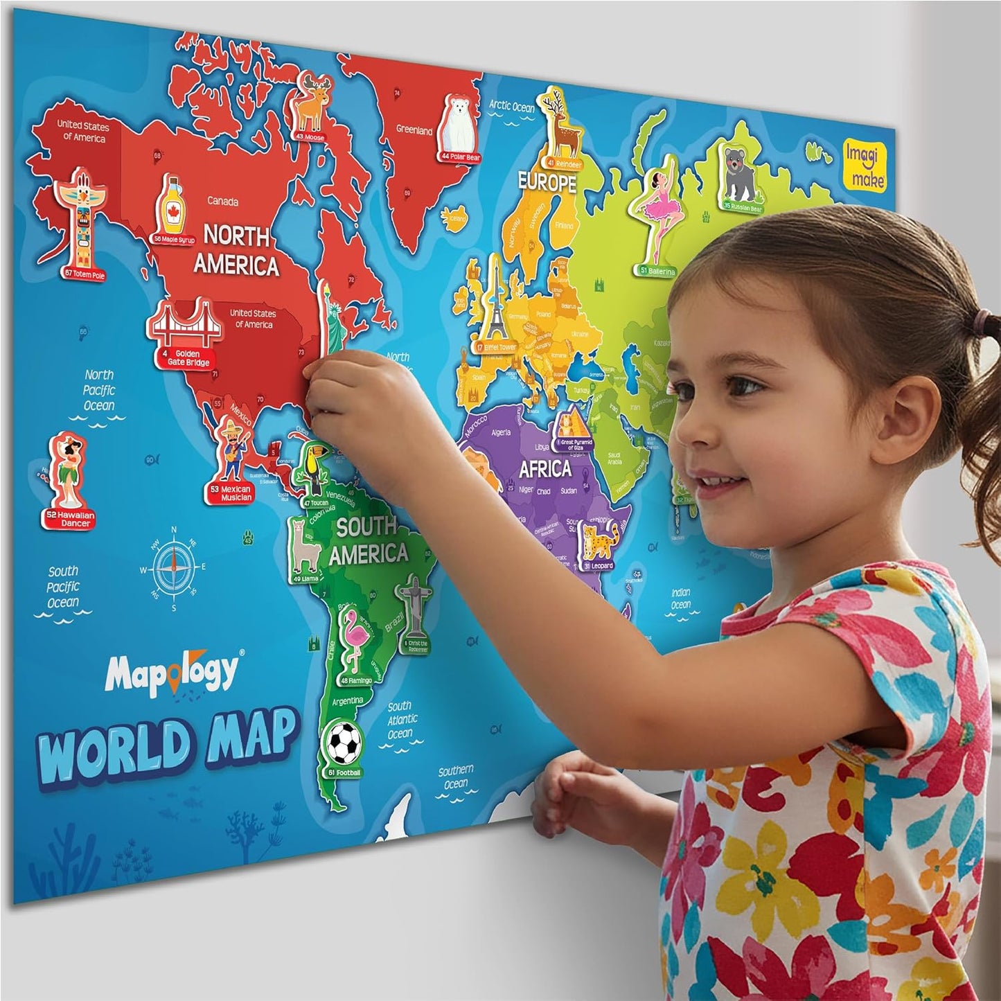 Imagimake Mapology Solar System for Kids | Educational Toys for Kids 5-7 | Space Toys | Puzzles for Boys & Girls Ages 4-8 | 6 Year Old Boy Gifts & Girl Gifts