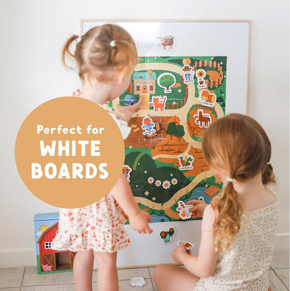 Curious Columbus Vehicles Fridge Magnets for Toddlers 1-3 Year Olds| Large Foam Refrigerator Magnets for Kids Baby and 3-5 Years Old | Magnetic ABC Learning | Educational Toys Babies to Preschool
