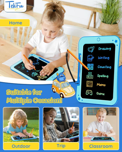 Birthday Gifts for Kids, 10inch LCD Writing Tablet Doodle Board, Mess Free Coloring Drawing Pad,Toddler Travel Toys, 3 4 5 6 7 8 Year Old Girl Birthday Gift, Christmas Easter Toys