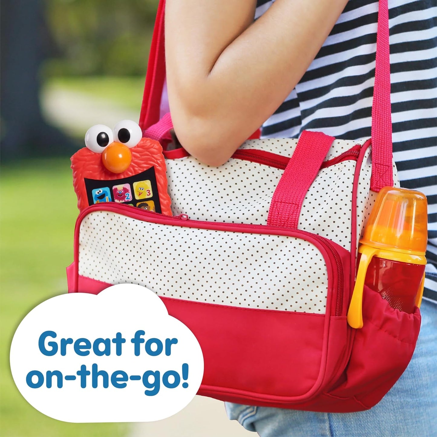 Sesame Street Learn with Elmo Pretend Play Phone, Learning and Education, Easter Basket Fillers, Gifts, Presents, Kids Toys for Ages 2 Up by Just Play, Kids Toys for Ages 2 Up by Just Play