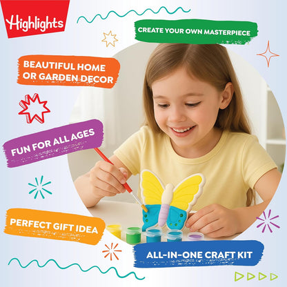Highlights Paint Your Own Plaster Figurine & Activity Kits – DIY Art Sets with Figurines, Paints, Brush & Bonus Activities – Multiple Themes – Ages 6+