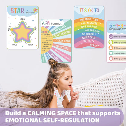 jackinthebox 12 Science Posters for Classroom - 12 x 17 inches Laminated, Middle School Science Posters, Posters for High School, Science Classroom Decor, Science Bulletin Board Sets for Kids.
