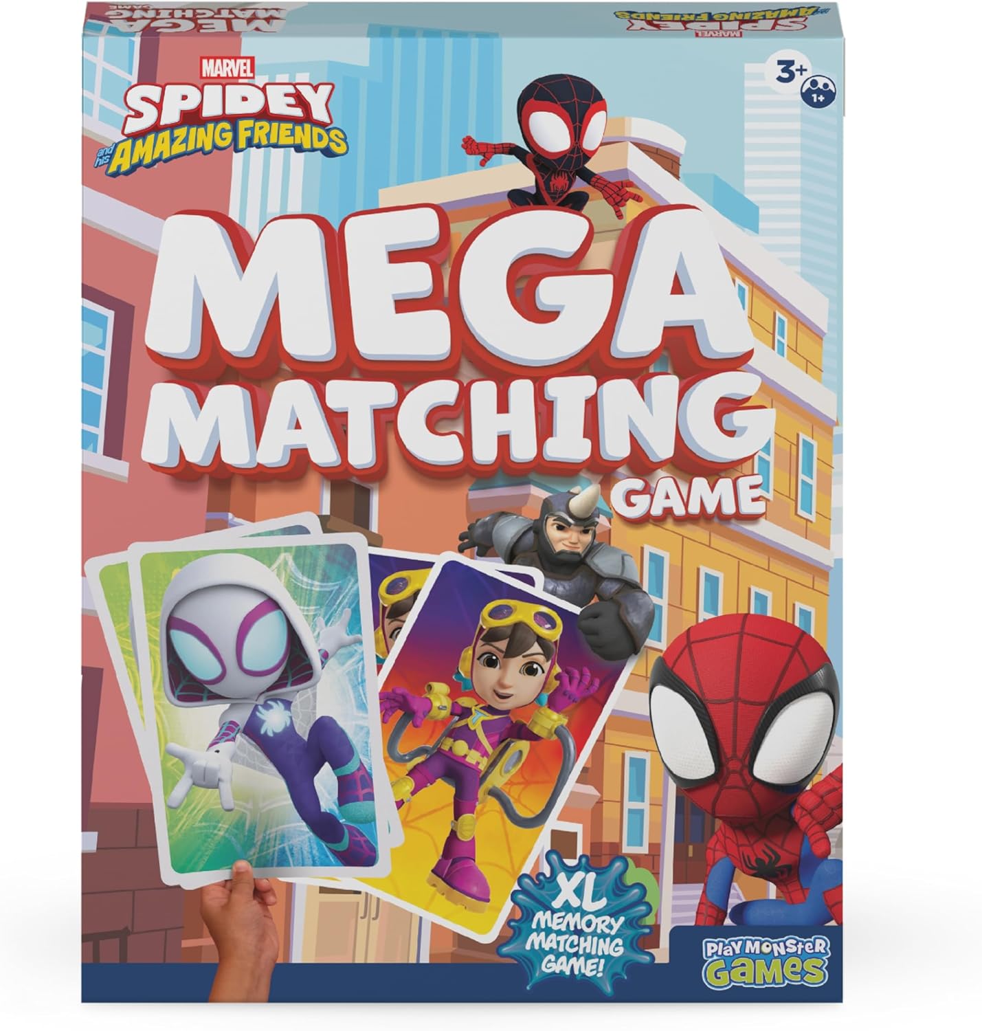Disney Princess Giant Matching Game - Summer Toys, Game Night, Travel Games, Memory, Learning Game, Jumbo Playing Cards, Card Game for Kids and Adults, Ages 3+