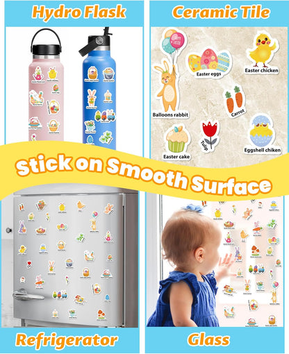 Walenced Reusable Sticker Book for Toddlers, Stickers for Kids, Toddler Sticker Book, Toddler Craft Activities, Toddler Travel Toys Ages 3 and Up Boy Girl Birthday Gifts